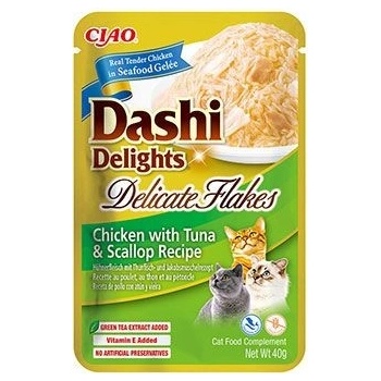 Dashi Delights Delicate Flakes Chicken & Tuna & Scallop 40 g