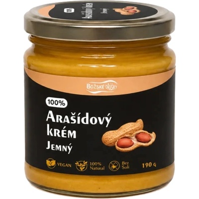 Božské oříšky Arašídový krém jemné 190 g