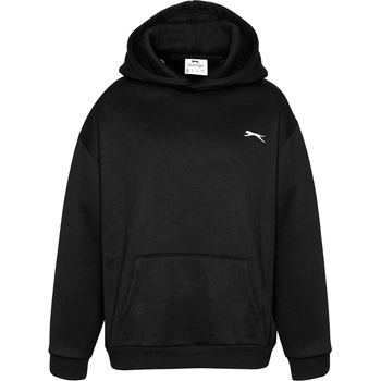 Image 1 of Slazenger Дамски суичър Slazenger Fleece Hoodie Womens - Black