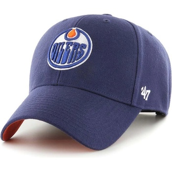 47 brand Шапка с козирка 47 brand NHL Edmonton Oilers в тъмносиньо с апликация H-BLPMS06WBP-LN (H.BLPMS06WBP.LN)