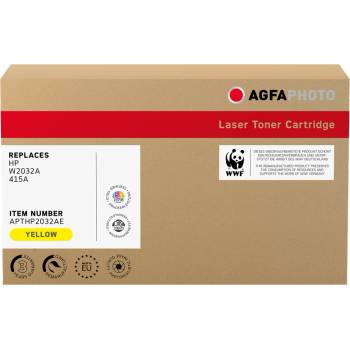 Compatible AgfaPhoto HP W2032A 415A тонер, жълт (APTHP2032AE) (APTHP2032AE)