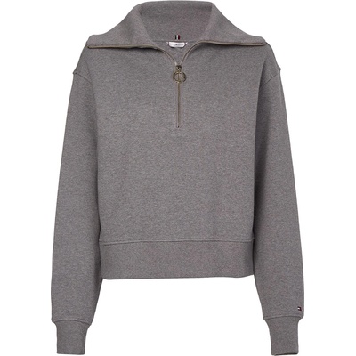Tommy Hilfiger Блуза Tommy Hilfiger Zip Collar Sweatshirt - Mid Grey Hthr