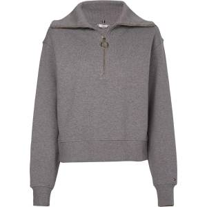 Tommy Hilfiger Блуза Tommy Hilfiger Zip Collar Sweatshirt - Mid Grey Hthr