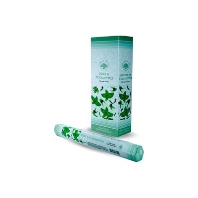 Green Tree Indické vonné tyčinky Mint & Eucalyptus 15 g