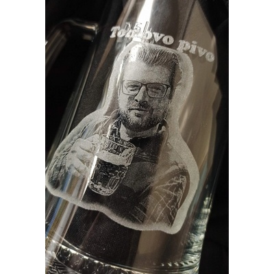 Popisek.cz Sklenice Pub s fotografií 0,4 l