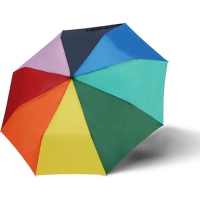 Dáždnik Derby mini Rainbow skladací mechanický dúhový