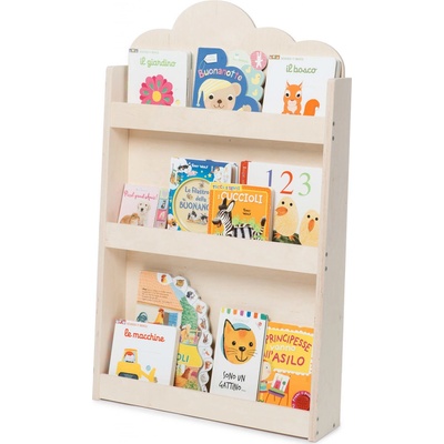Mobli Dotty, Natural Haus, detský regál na knihy, Montessori, multiplex, 60 × 95 × 13 cm (DOTTYN-N)