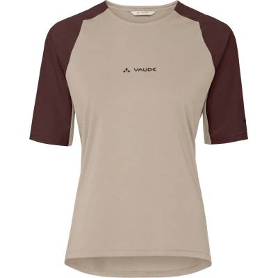 Vaude Дамска фланелка с къс ръкав за колоездене Vaude Women's Kuro Shirt II Cycling jersey - Linen - размер 38 (EU) (156-2797-0212)