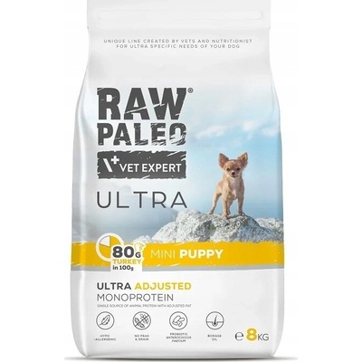 Vetexpert Raw Paleo Ultra Turkey Puppy Mini 8 kg