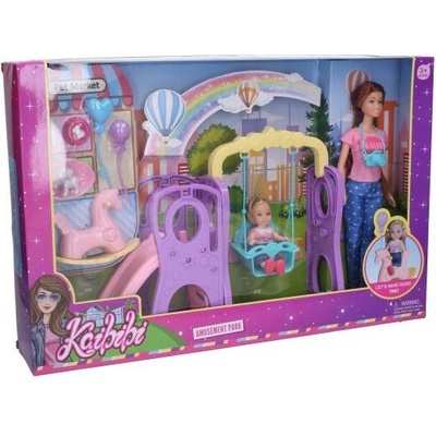 Wiky Кукла с момиченце на детската площадка 30 см