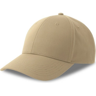 Atlantis Headwear K Bolt S 6 panelová baseballová COT33031455599 khaki Khaki