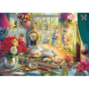Schmidt Spiele - Puzzle Puzzle Time with the Cat - 1 000 piese