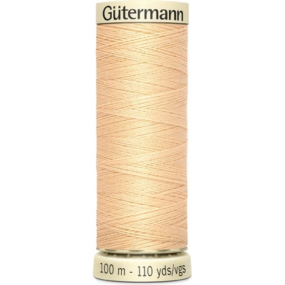 6 Univerzální šicí nit Gütermann 100% PES, béžová