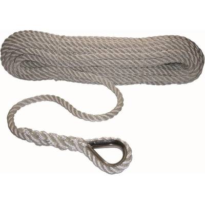 FSE ROBLINE Kotevní lano z polyesteru, s očnicí 20 m 8 mm 563520