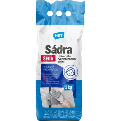 Sádra šedá – 3 kg