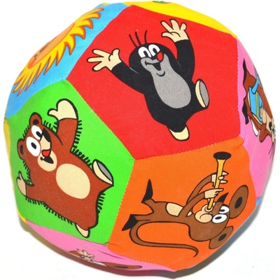 Wiky loptička s hrkálkou Krtko 15 cm