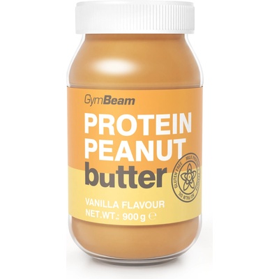 GymBeam Протеиново фъстъчено масло 900 g ванилия