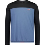 Mons Royale Мъжка фланелка с дълъг ръкав за колоездене Mons Royale Diversion Merino Bike Jersey L/S Cycling jersey - Orian Blue / Black - размер XXL (056-3547-0615)