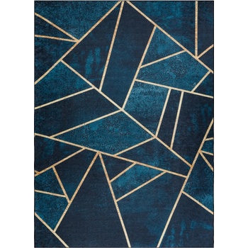 Dywany Łuszczów ANDRE Mosaic 1173 Modrá
