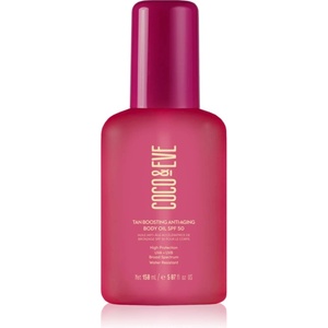 Coco & Eve Sunny Honey Tan Boosting Anti-Aging Body Oil SPF 50 защитно олио за ускоряване на тена против стареене на кожата SPF 50 150ml