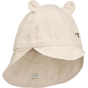 LIEWOOD Детска шапка с козирка LIEWOOD Kid's Gorm Linen Sun Hat with Ears Cap - Panda / Sandy - размер 48-49 cm (904-5589-0214)