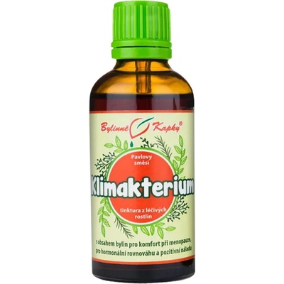 Bylinné kapky Klimaktérium prechod bylinné kvapky tinktúra 50 ml