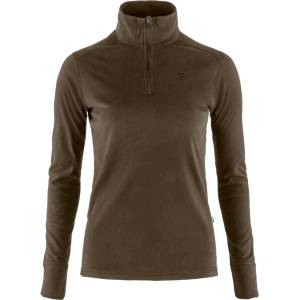 Fjällräven Дамски поларен пуловер Fjällräven Women's Skare Half Zip Fleece jumper - Dark Olive (105-7732-0215)