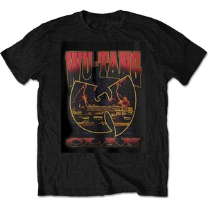 Wu-Tang Clan Lightning Infill W Тениска с къс ръкав Black M (WTCTS12MB02)