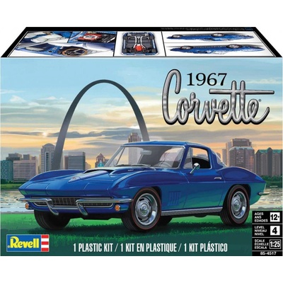 Revell Chevrolet Corvette Sting Ray Sport Coupe 1967 1:25