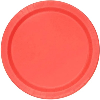 Unique Party Червени чинии 8 бр