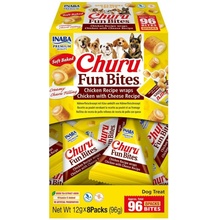 Churu Inaba Fun Bites dog snack kuře&sýr 96 g