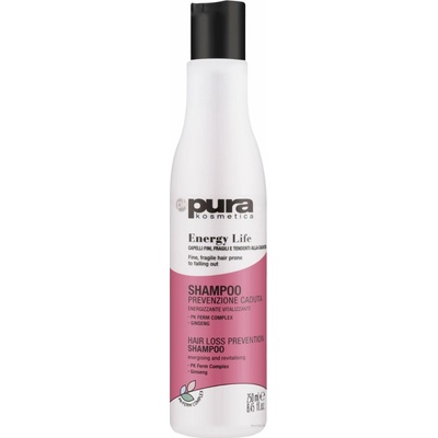 Pura Kosmetica Energy šampón proti vypadávaniu vlasov 250 ml