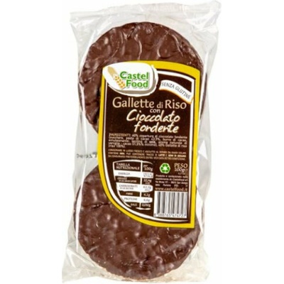 Castelfood chrumkavé ryžové chlebíčky v horkej čokoláde 100 g