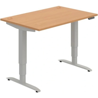 OFFICE PRO s.r.o. HOBIS výškovo nastaviteľný stôl 120 cm, pamäť.ovlad. - MOTION MS 3M 1200, buk