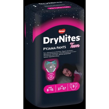 Huggies DryNites a noc pro dívky 8-15 let 27-57 kg 9 ks