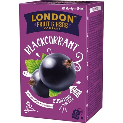 London Herb Ovocný čaj černý rybíz 20 x 2 g