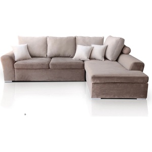 Bogdan Furniture I Ъглов диван Мебели Богдан Mod Mikaela, 270/186/71, бежов