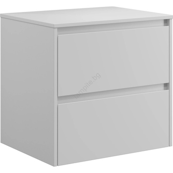 Bath Deluxe Бял шкаф за баня trondheim за мивка 60 см (bt0145)