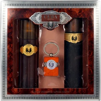 Cuba Gold Подаръчен комплект EDT 100 ml + афтършейв 100 ml + ключодържател