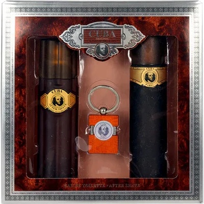 Cuba Gold Подаръчен комплект EDT 100 ml + афтършейв 100 ml + ключодържател