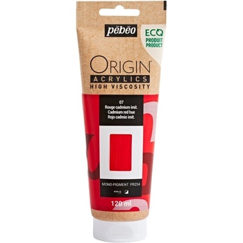 Pébéo Origin АКРИЛНА боя Cadmium Red Hue 120 ml 1 бр (817107)