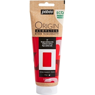 Pébéo Origin АКРИЛНА боя Cadmium Red Hue 120 ml 1 бр (817107)