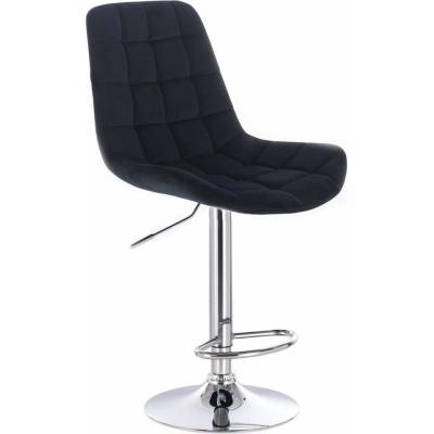 LuxuryForm Design Paris Velur na striebornom tanieri čierna