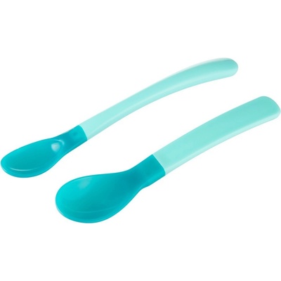 Canpol babies Plastové lžičky Termo 2 ks tyrkysové – Zbozi.Blesk.cz