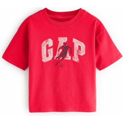 GAP 887096-00 Dětské tričko s logem červená