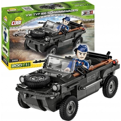 Cobi 2403 World War II Obojživelné auto VW Schwimmwagen typ