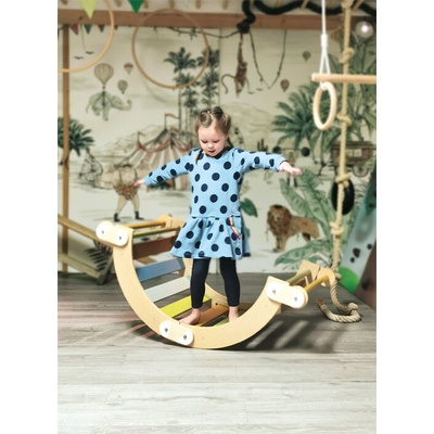 Small Foot Montessori drevená hojdačka