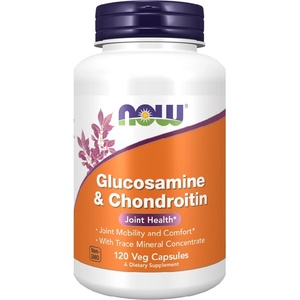 NOW NOW Glucosamine & Chondroitin Mineral Concentrate, 120 Caps