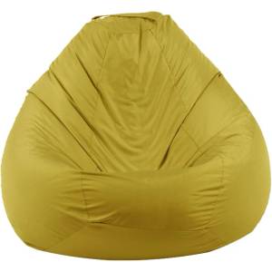 Pufrelax Пуф, круша, 520л. , Nirvana Gigant - Teteron Yellow Quince, За открито, Перящ се калъф, Пълнеж от Полистиролни перли