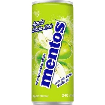 Mentos Non Sparkling Apple Soda Kick with Jelly 240 ml